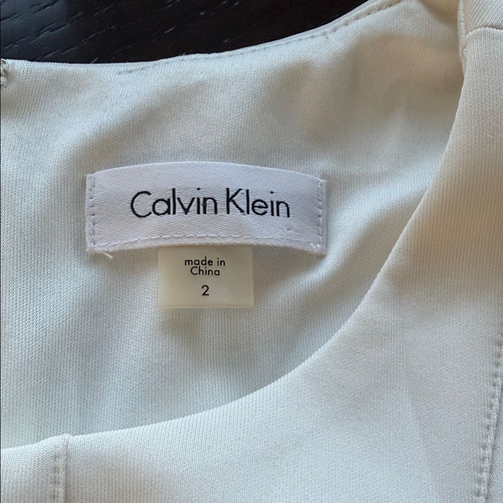 Calvin Klein White Midi Dress - Picture 8 of 8